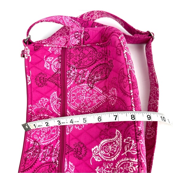 Vera Bradley Stamped Paisley Bag "On the Go" Pink Quilted Purse NWOT - Picture 9 of 11